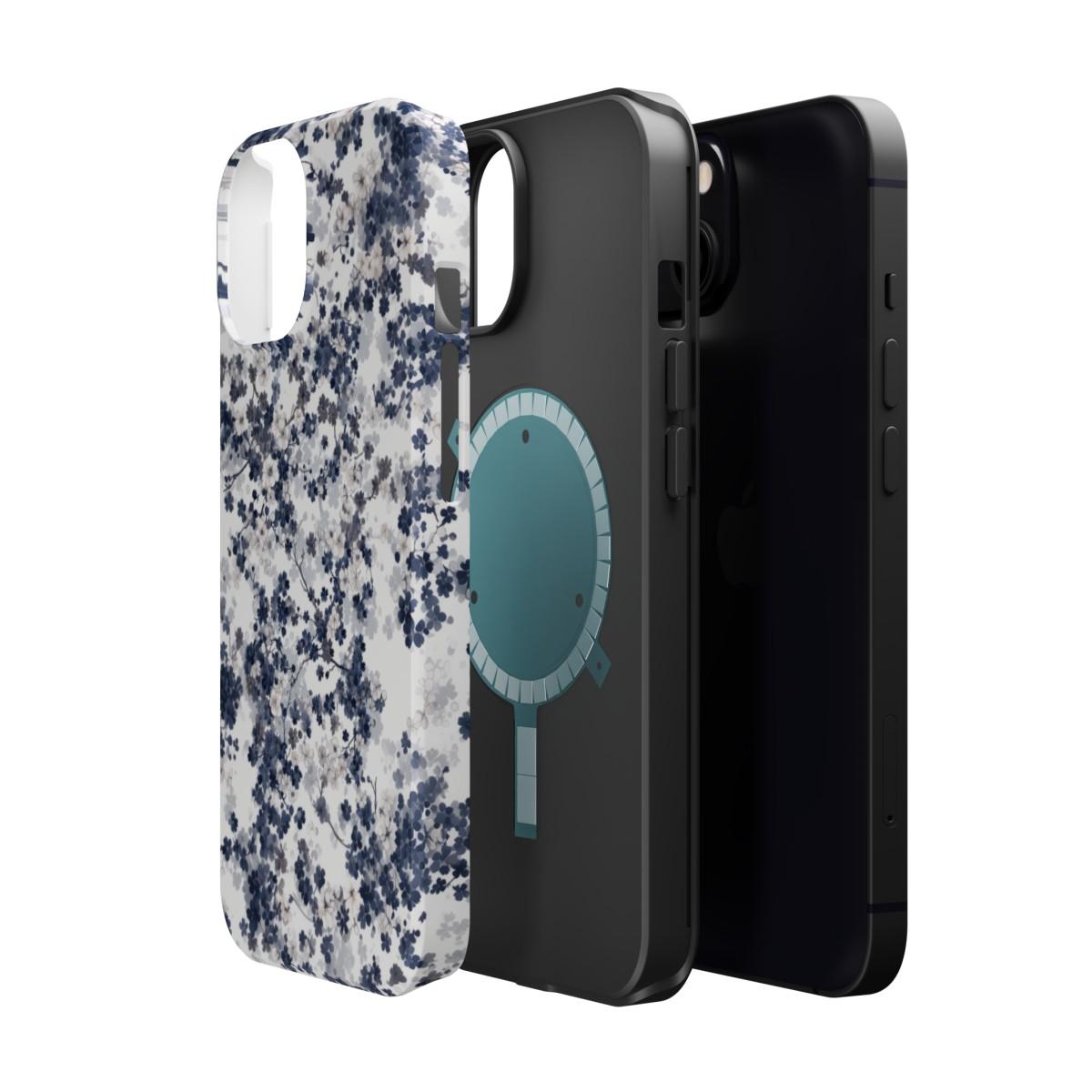 iPhone Case- White Blossom Pattern