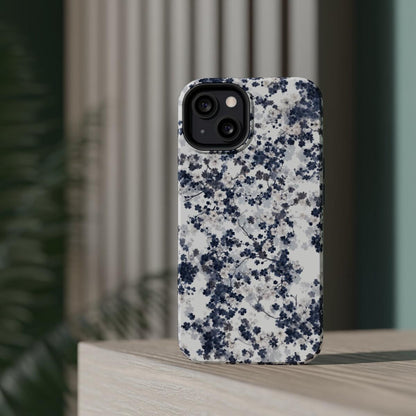 iPhone Case- White Blossom Pattern