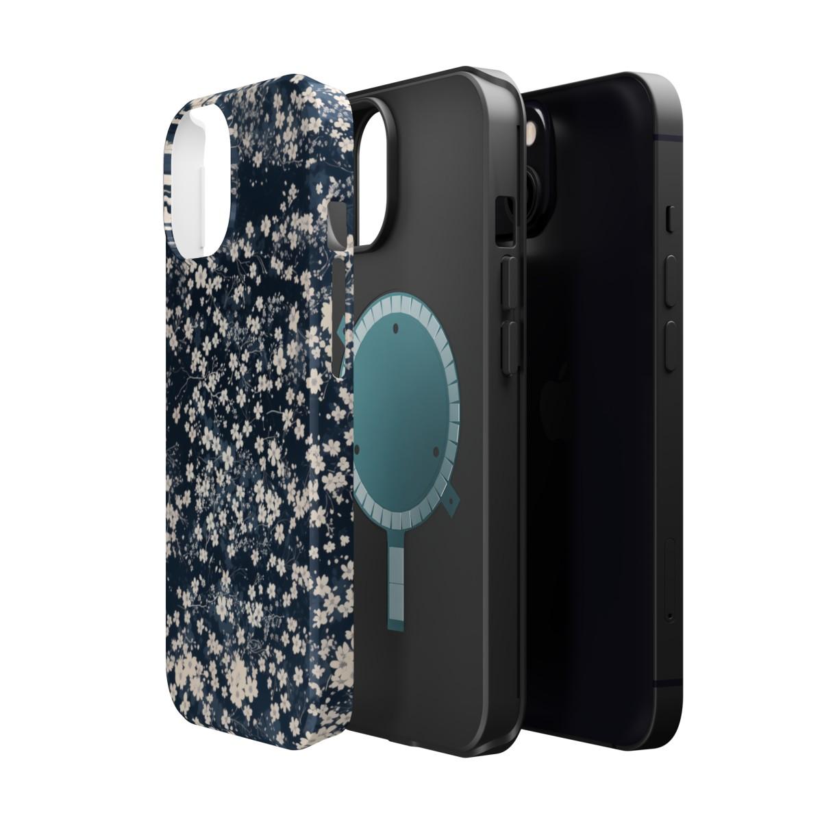 iPhone Case- Cherry Blossom Blue