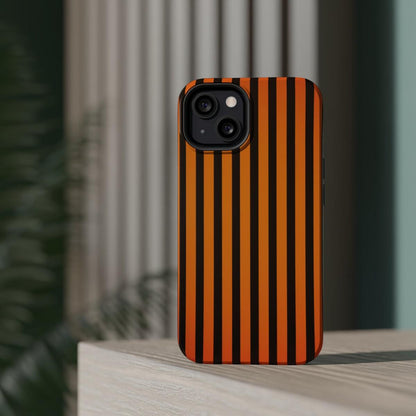 iPhone Case- Subtle Orange Stripes