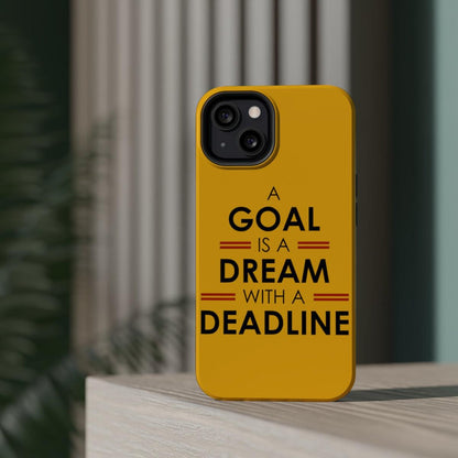 iPhone Case- Goals And Dreams Yellowish