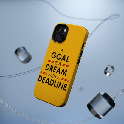 iPhone Case- Goals And Dreams Yellowish