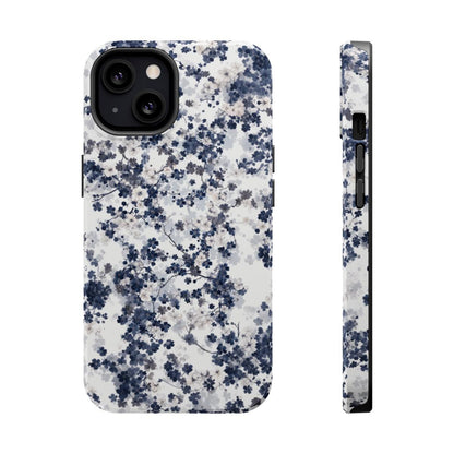 iPhone Case- White Blossom Pattern