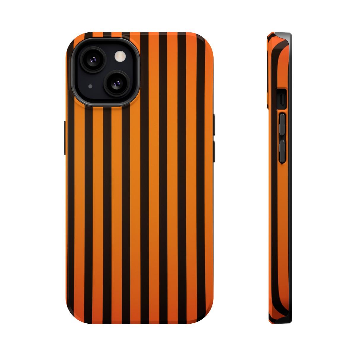 iPhone Case- Subtle Orange Stripes