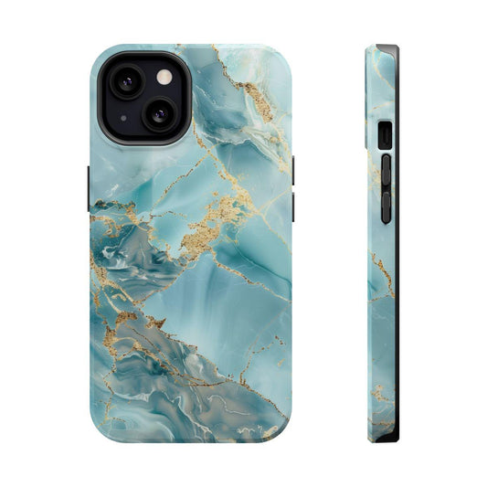 iPhone Case - Gold Grains Marble