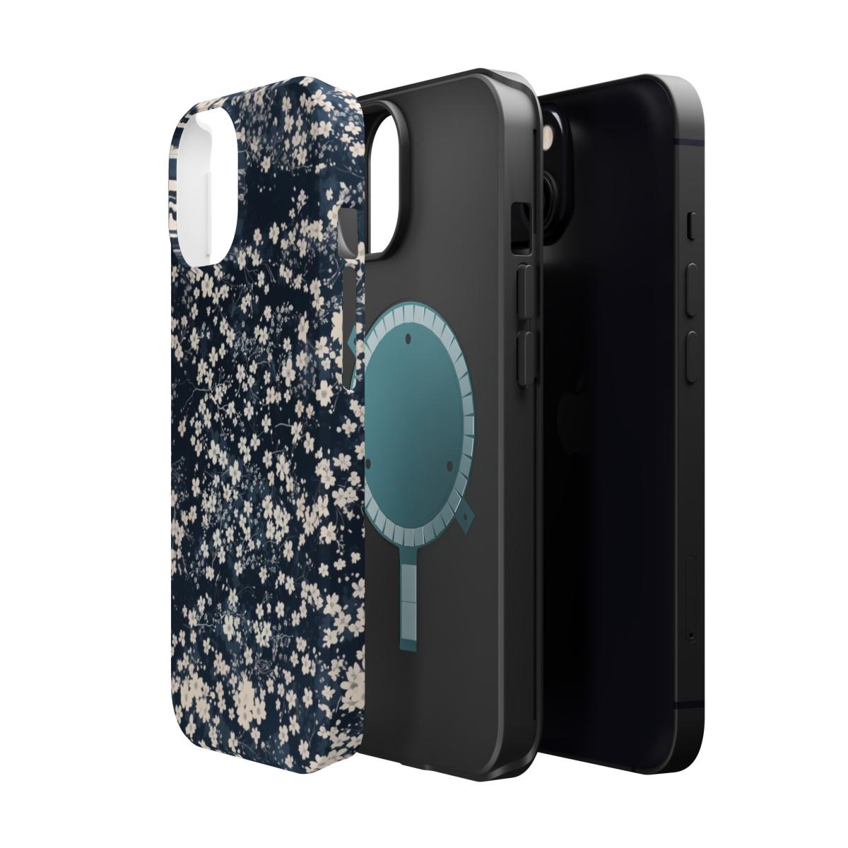 iPhone Case- Cherry Blossom Blue