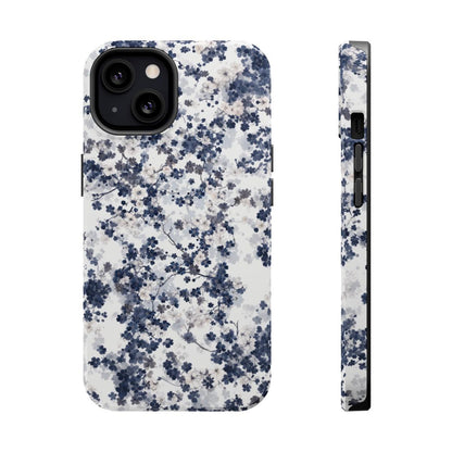 iPhone Case- White Blossom Pattern