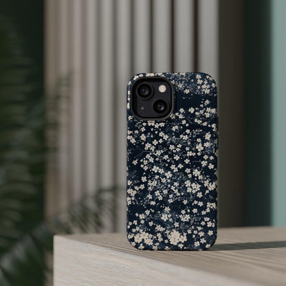 iPhone Case- Cherry Blossom Blue