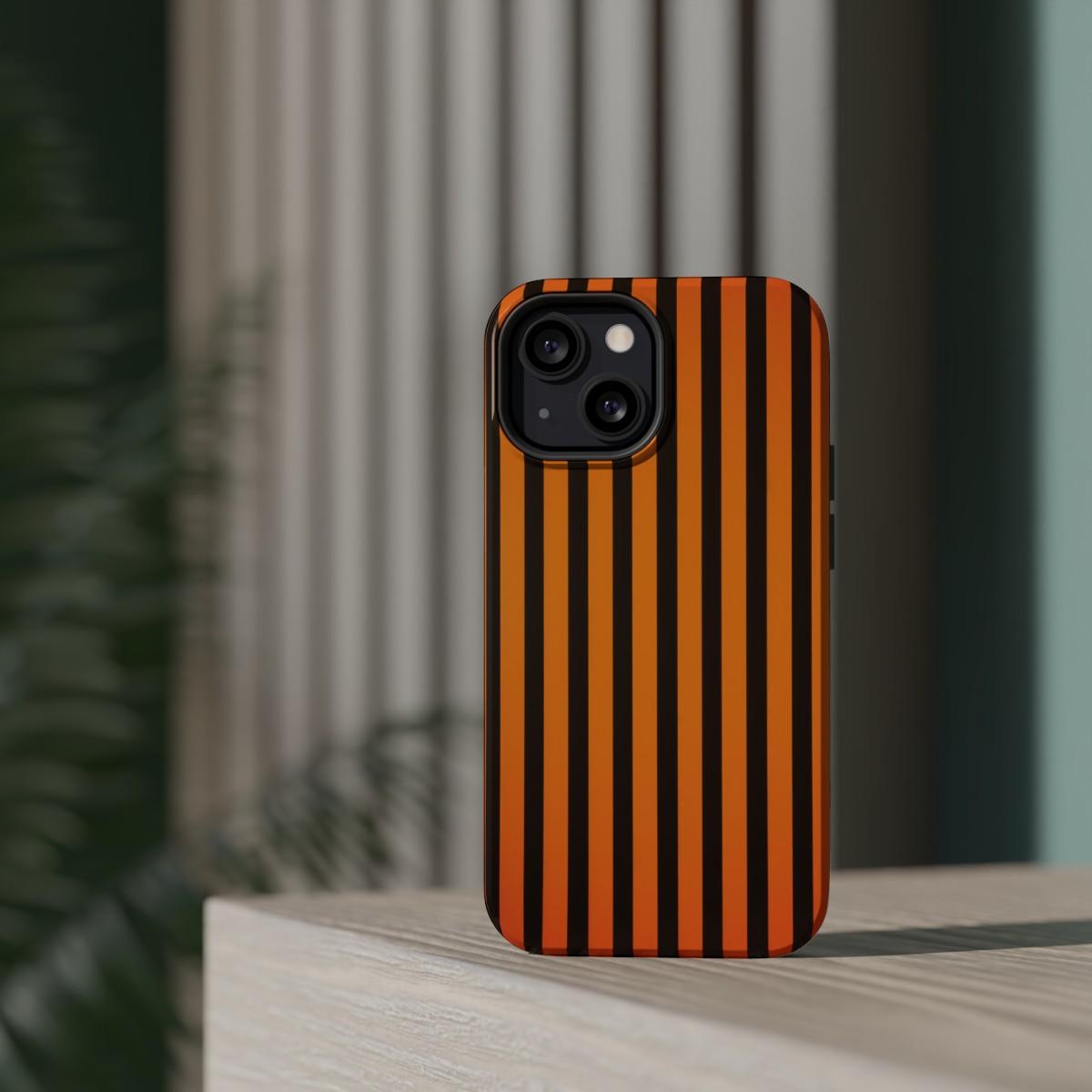 iPhone Case- Subtle Orange Stripes