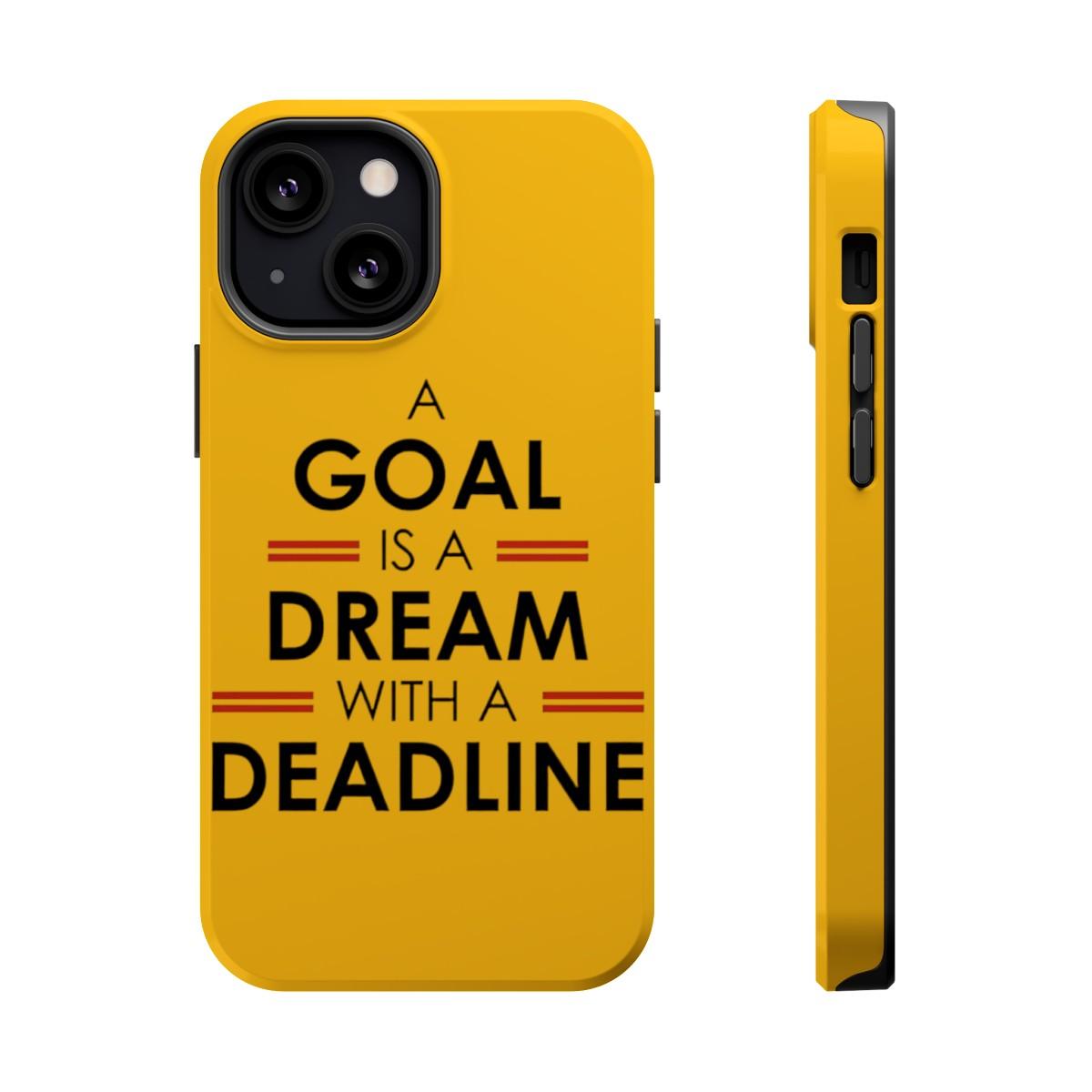 iPhone Case- Goals And Dreams Yellowish