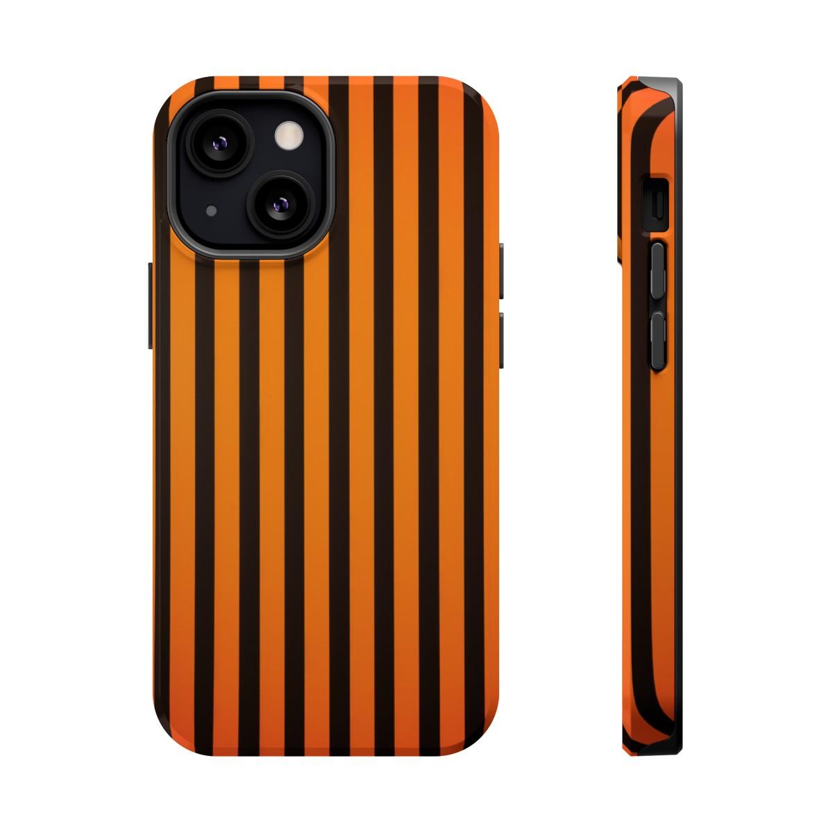 iPhone Case- Subtle Orange Stripes