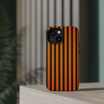 iPhone Case- Subtle Orange Stripes