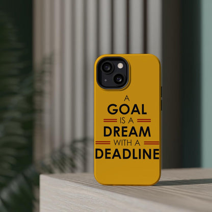 iPhone Case- Goals And Dreams Yellowish