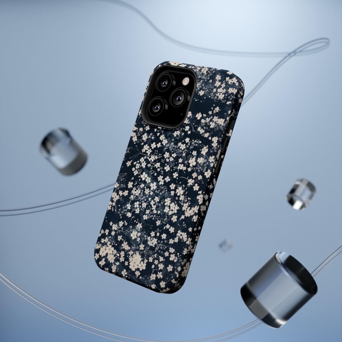 iPhone Case- Cherry Blossom Blue