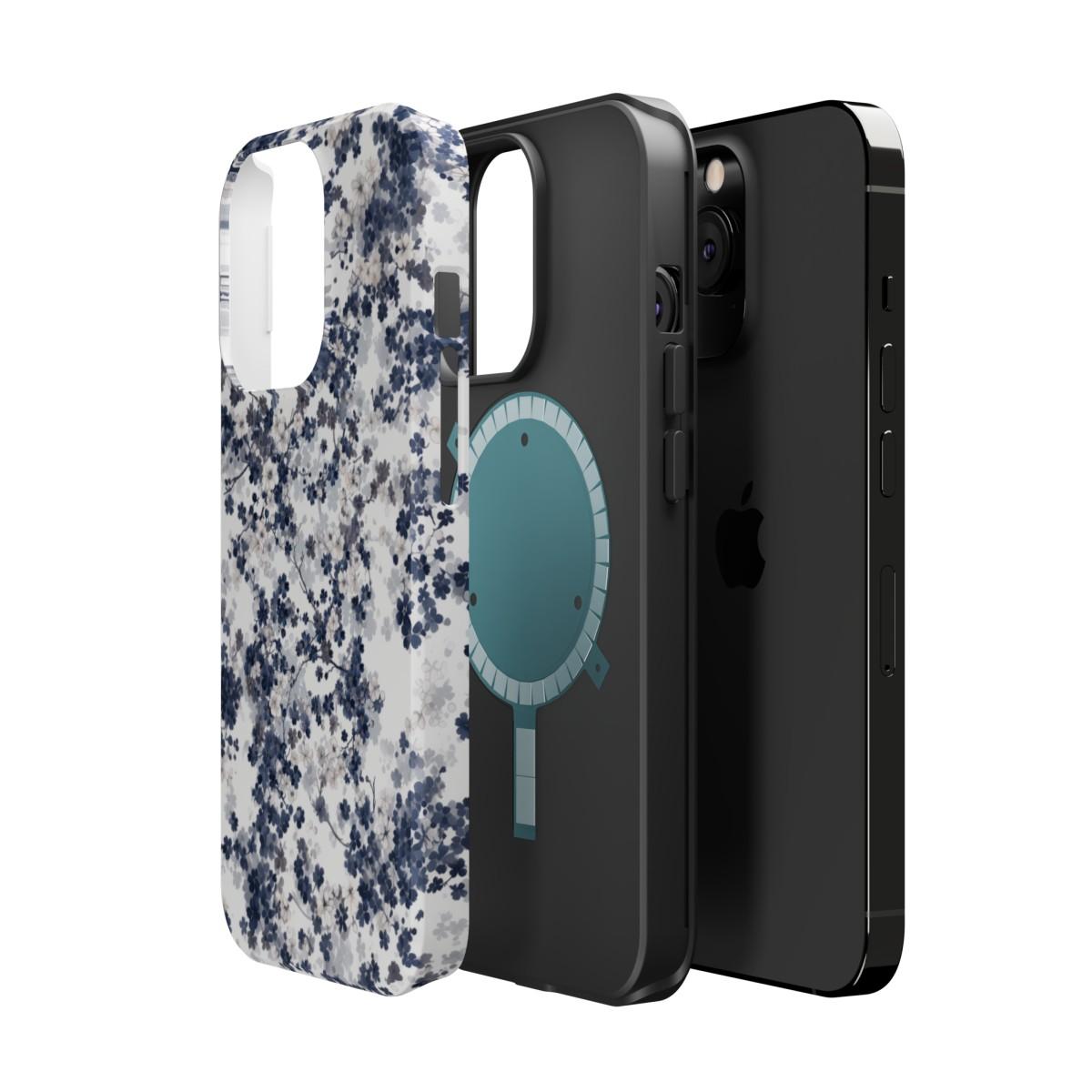 iPhone Case- White Blossom Pattern