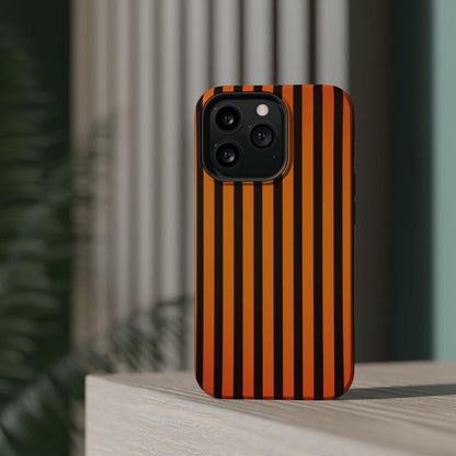 iPhone Case- Subtle Orange Stripes