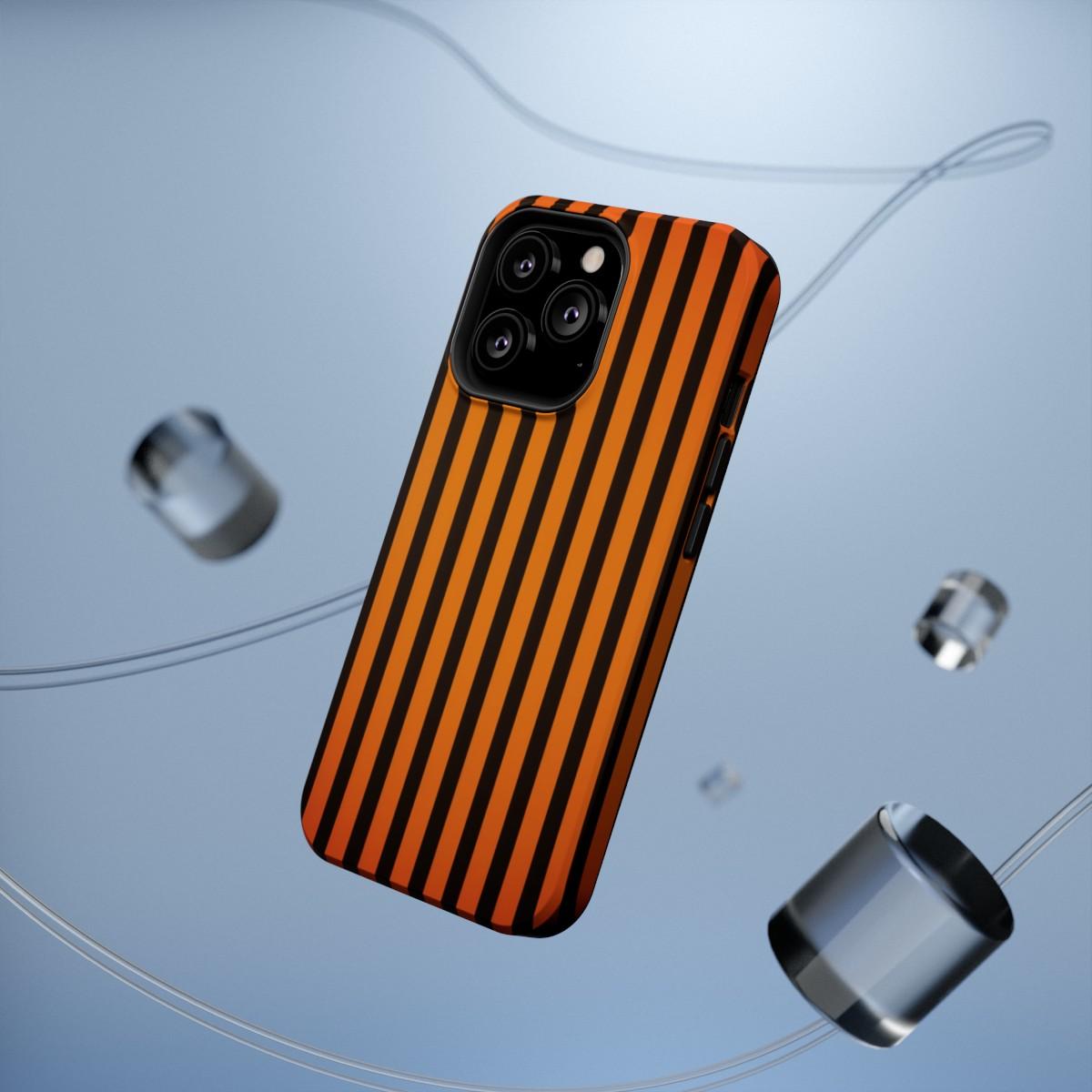 iPhone Case- Subtle Orange Stripes