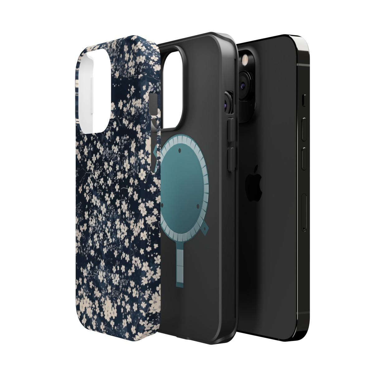 iPhone Case- Cherry Blossom Blue