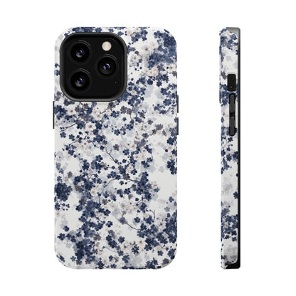 iPhone Case- White Blossom Pattern