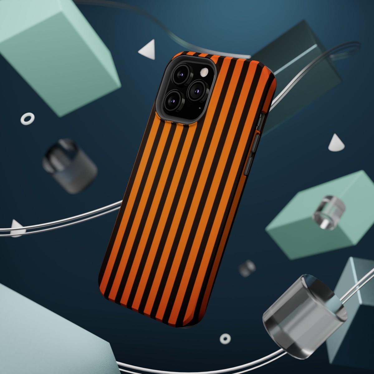 iPhone Case- Subtle Orange Stripes