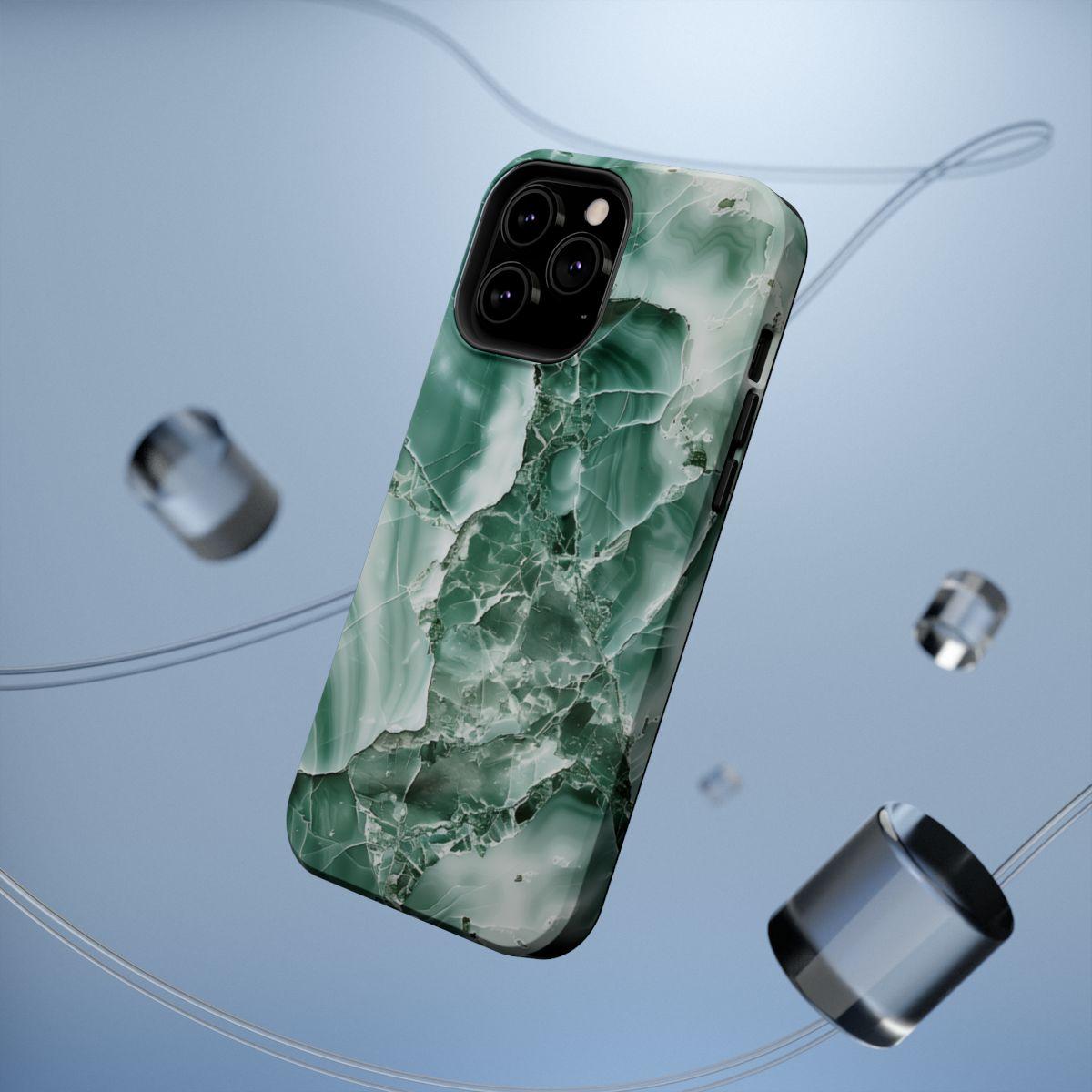 iPhone Case - Greenish Marble