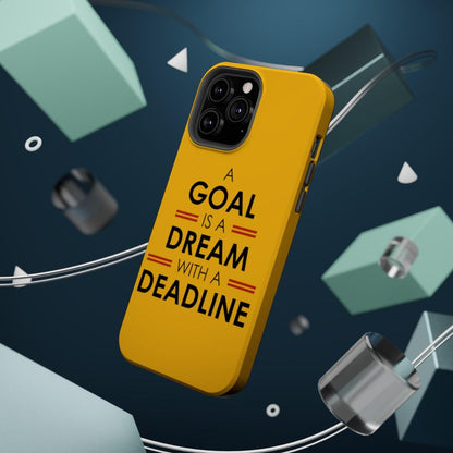 iPhone Case- Goals And Dreams Yellowish