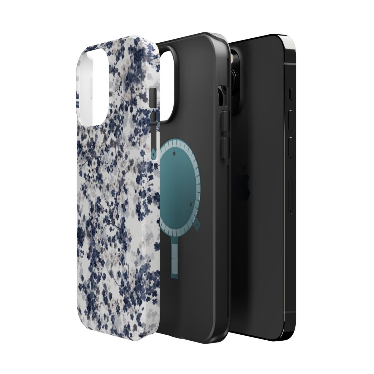 iPhone Case- White Blossom Pattern