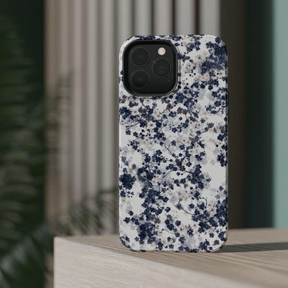 iPhone Case- White Blossom Pattern