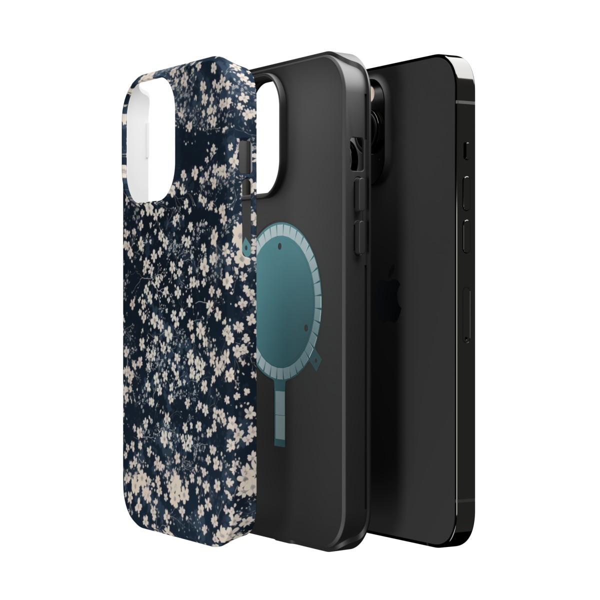 iPhone Case- Cherry Blossom Blue