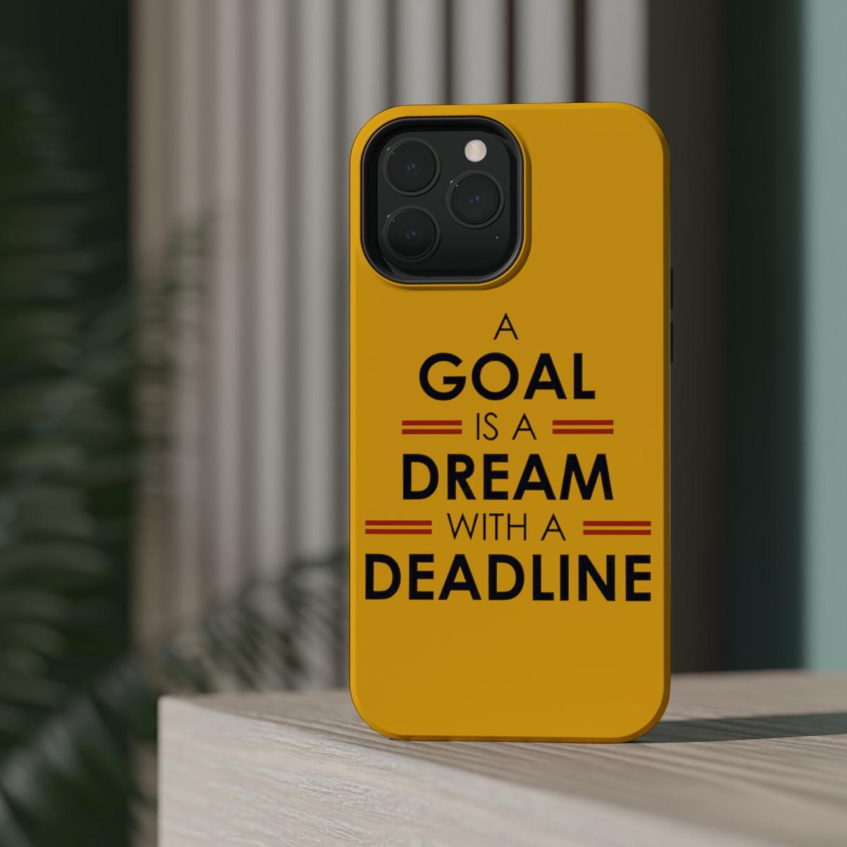 iPhone Case- Goals And Dreams Yellowish