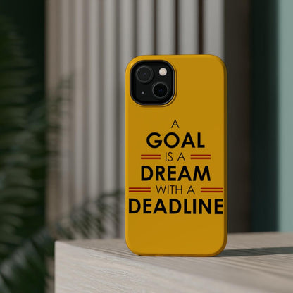 iPhone Case- Goals And Dreams Yellowish