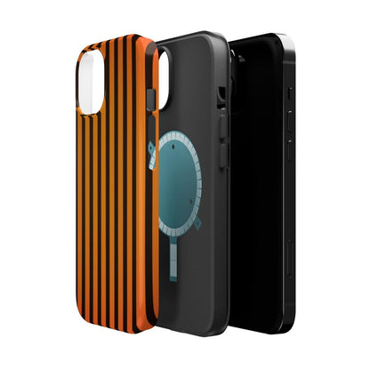 iPhone Case- Subtle Orange Stripes