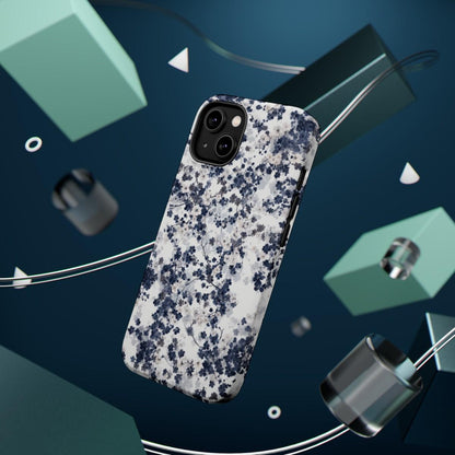 iPhone Case- White Blossom Pattern