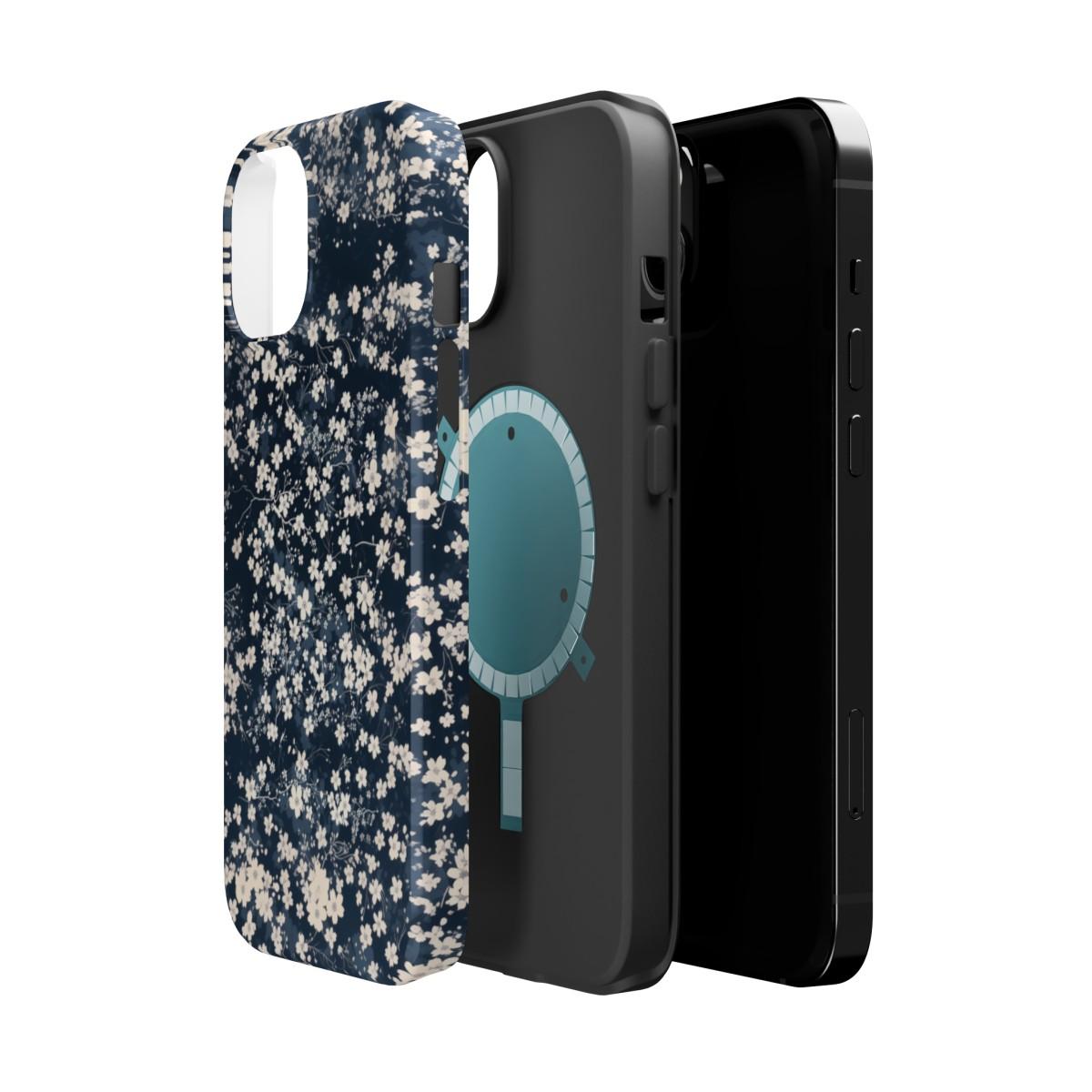 iPhone Case- Cherry Blossom Blue