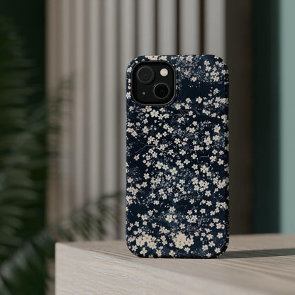 iPhone Case- Cherry Blossom Blue