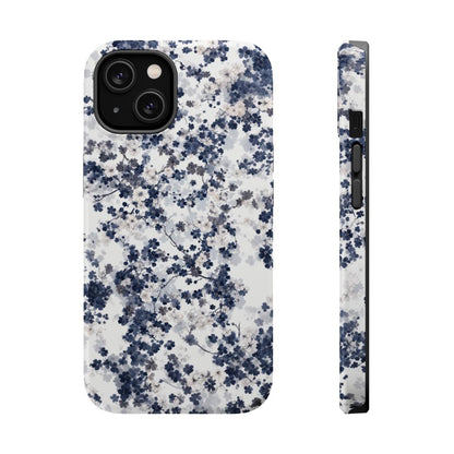 iPhone Case- White Blossom Pattern