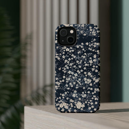 iPhone Case- Cherry Blossom Blue