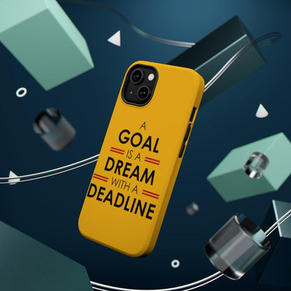 iPhone Case- Goals And Dreams Yellowish