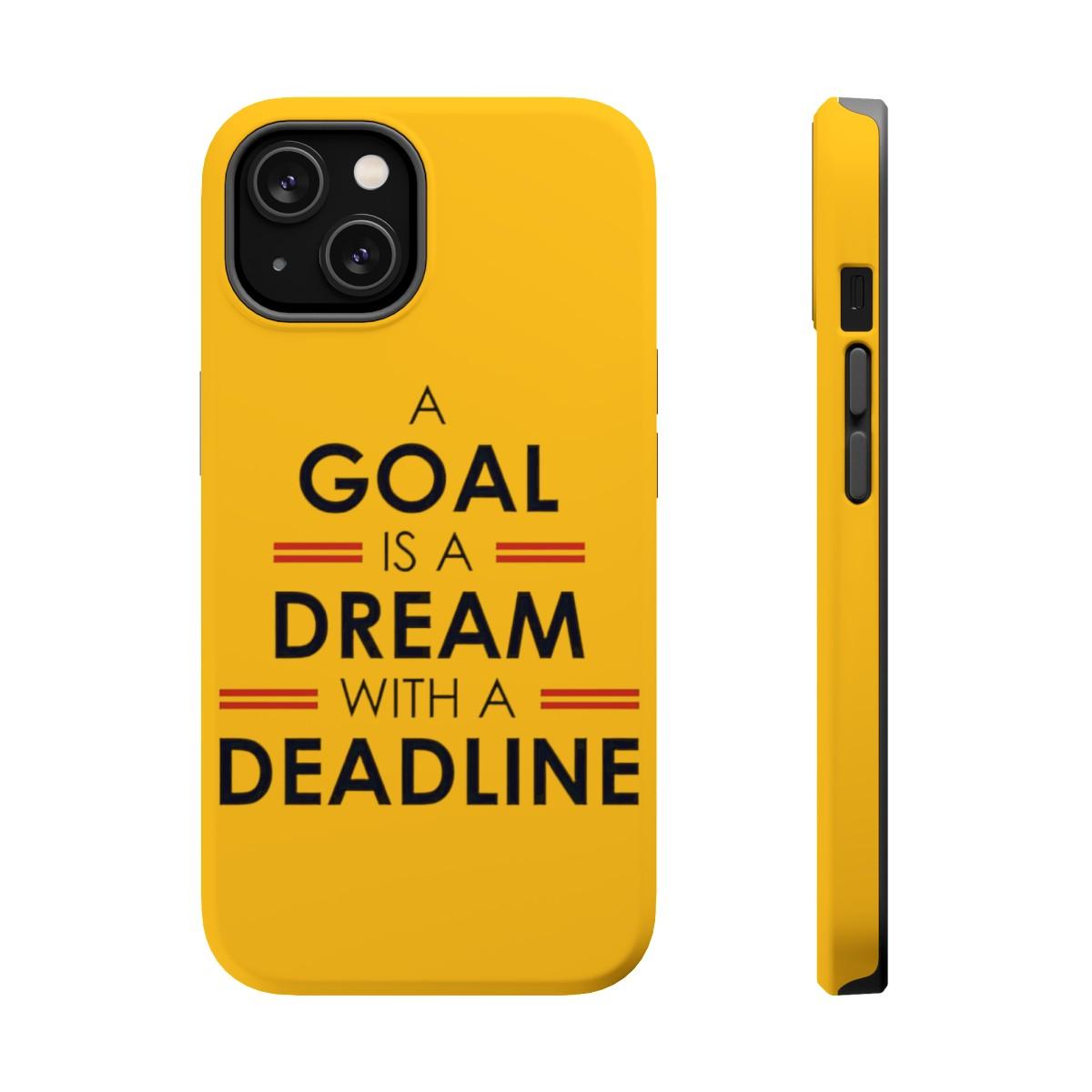 iPhone Case- Goals And Dreams Yellowish