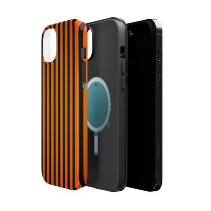 iPhone Case- Subtle Orange Stripes