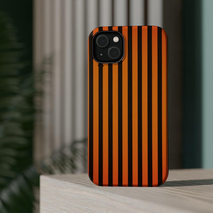 iPhone Case- Subtle Orange Stripes