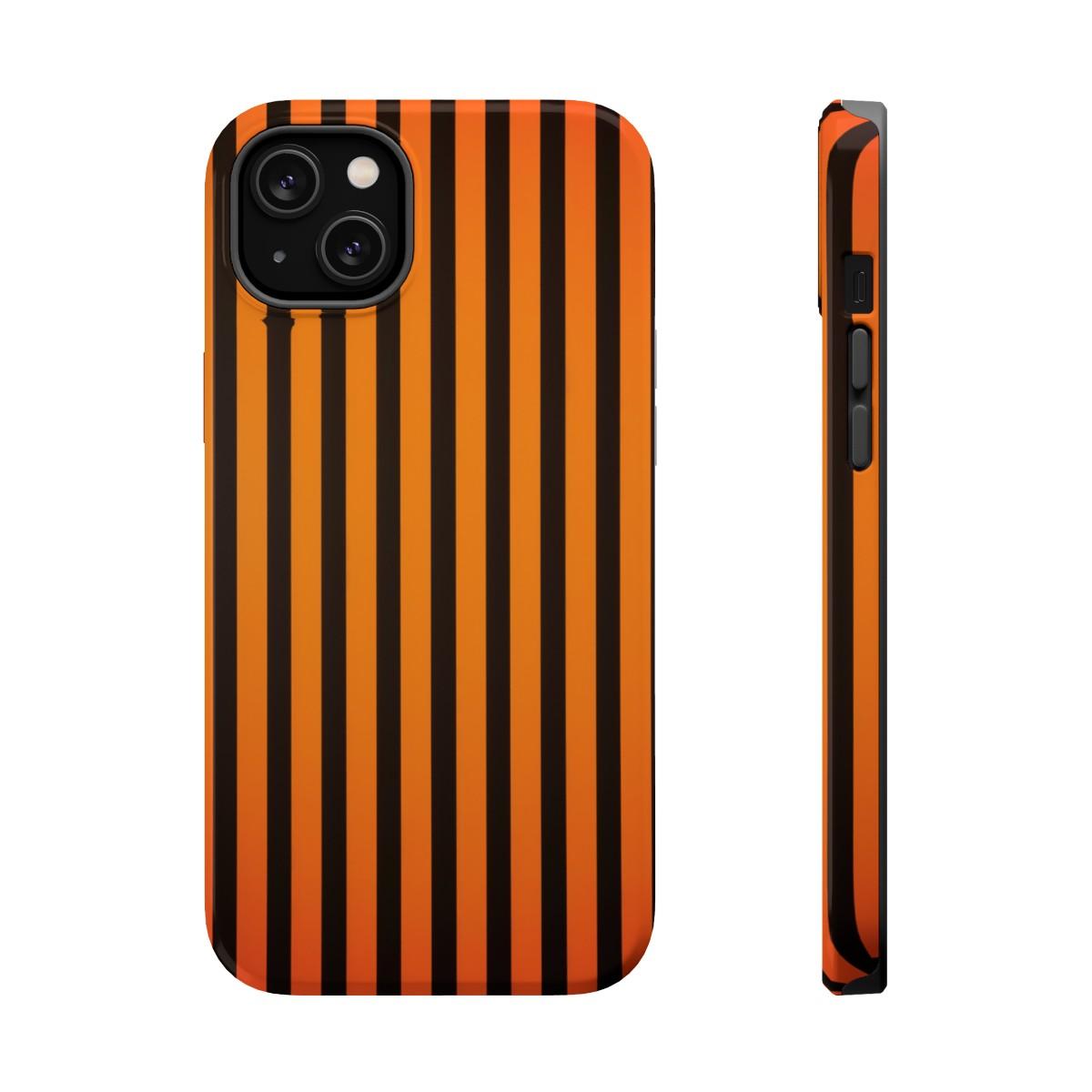 iPhone Case- Subtle Orange Stripes