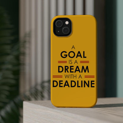 iPhone Case- Goals And Dreams Yellowish