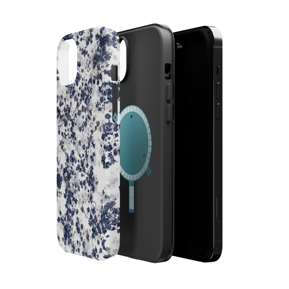 iPhone Case- White Blossom Pattern