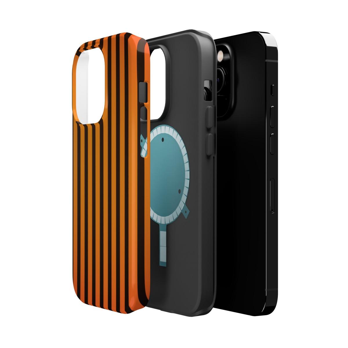 iPhone Case- Subtle Orange Stripes