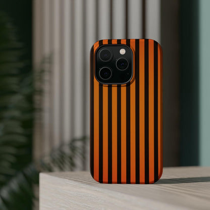 iPhone Case- Subtle Orange Stripes