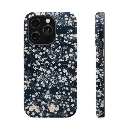 iPhone Case- Cherry Blossom Blue