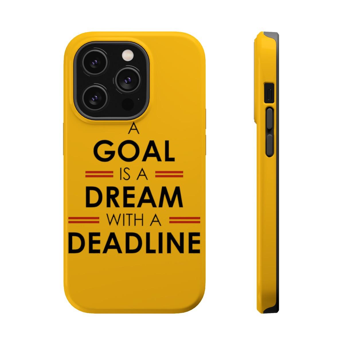 iPhone Case- Goals And Dreams Yellowish