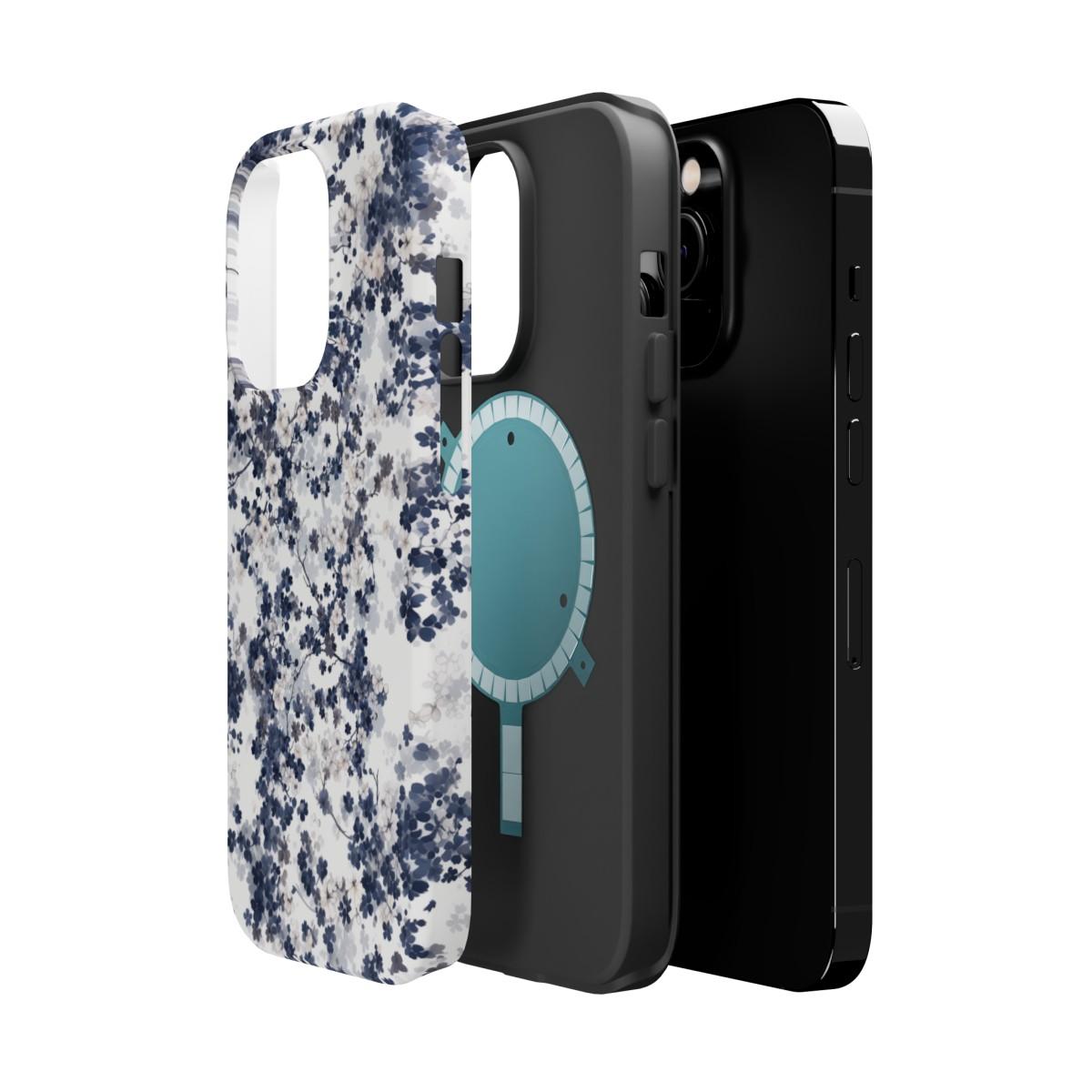 iPhone Case- White Blossom Pattern