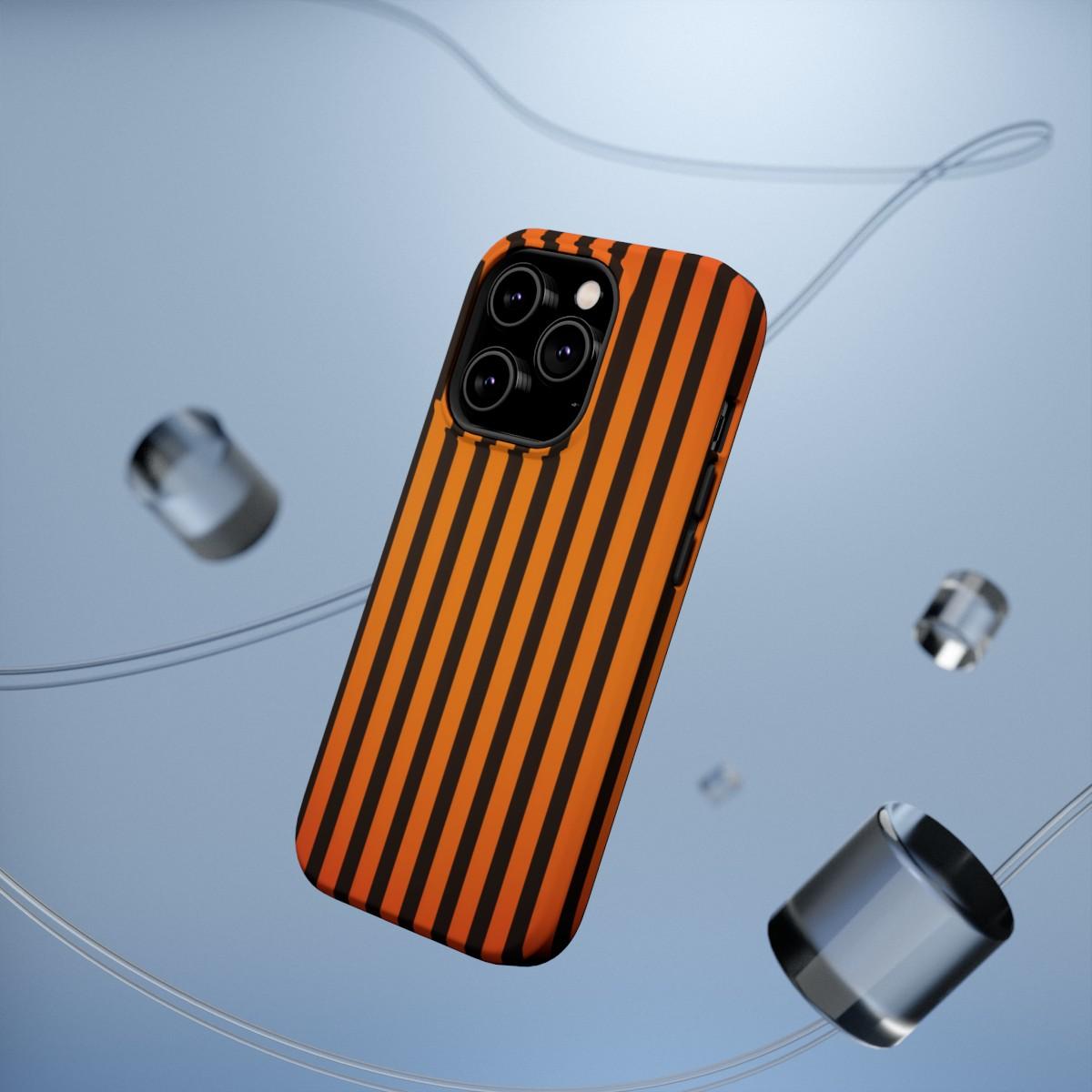 iPhone Case- Subtle Orange Stripes